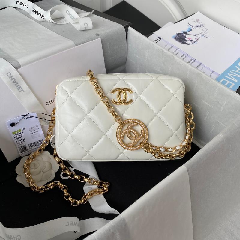 Chanel Handbags AS3383 white